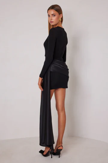 Elle Zeitoune Rumi Mini Dress - Black - Image 2