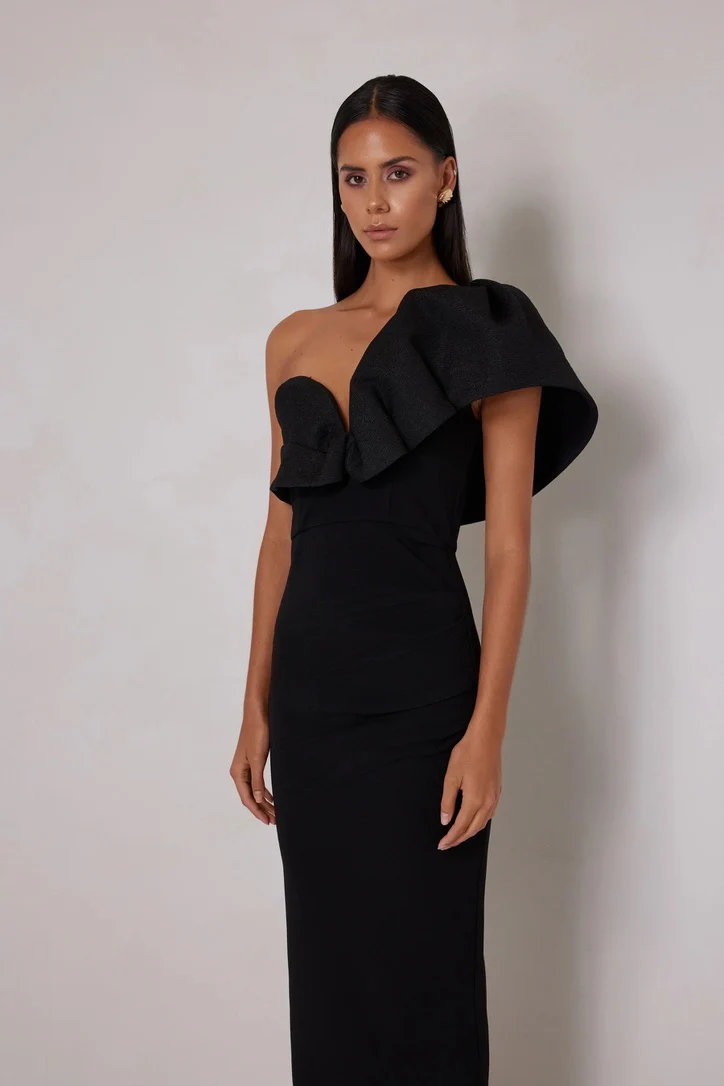 Elle Zeitoune Sharleene Dress - Black - Image 2