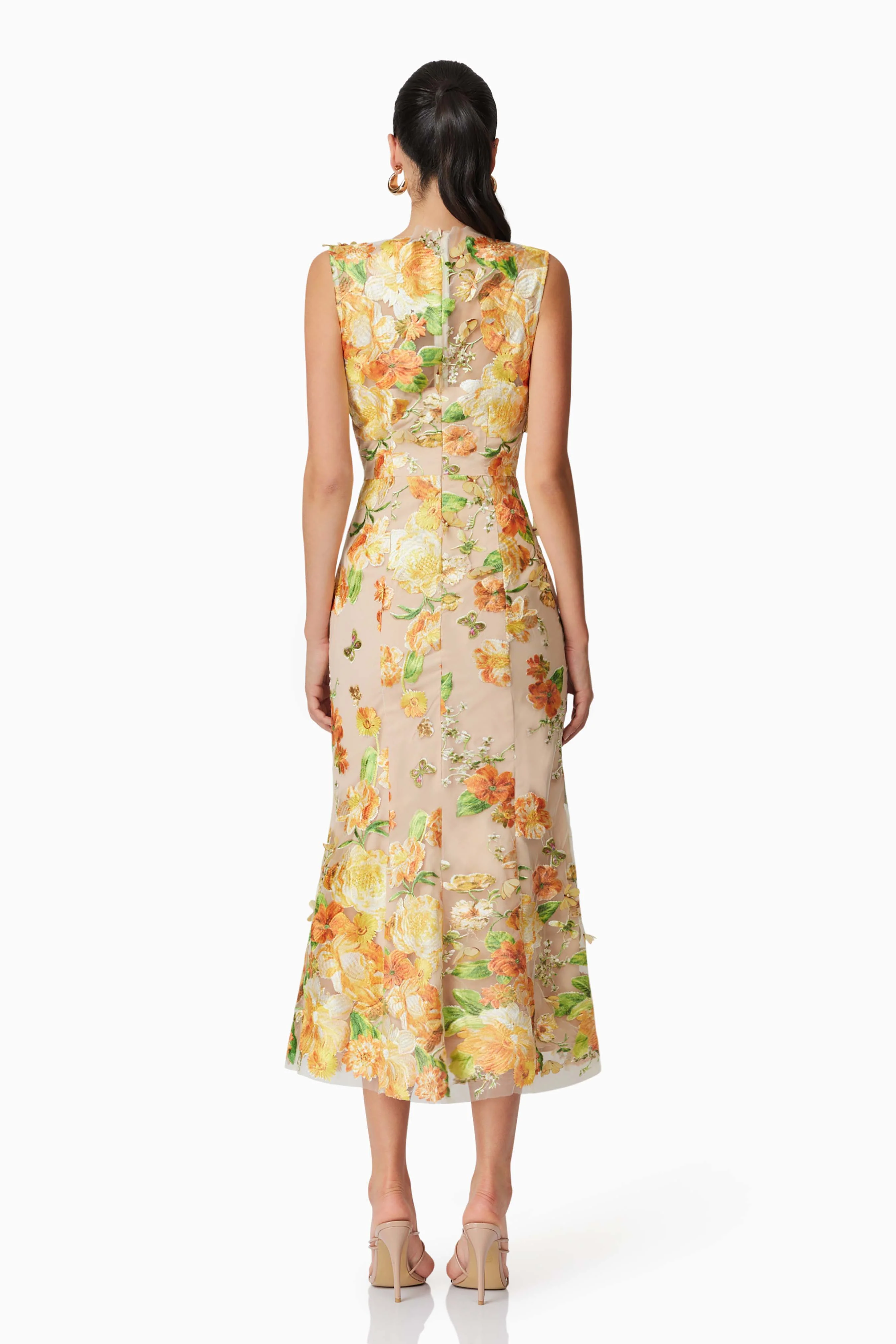 Elliatt Aella Midi Dress - Yellow Multi - Image 5