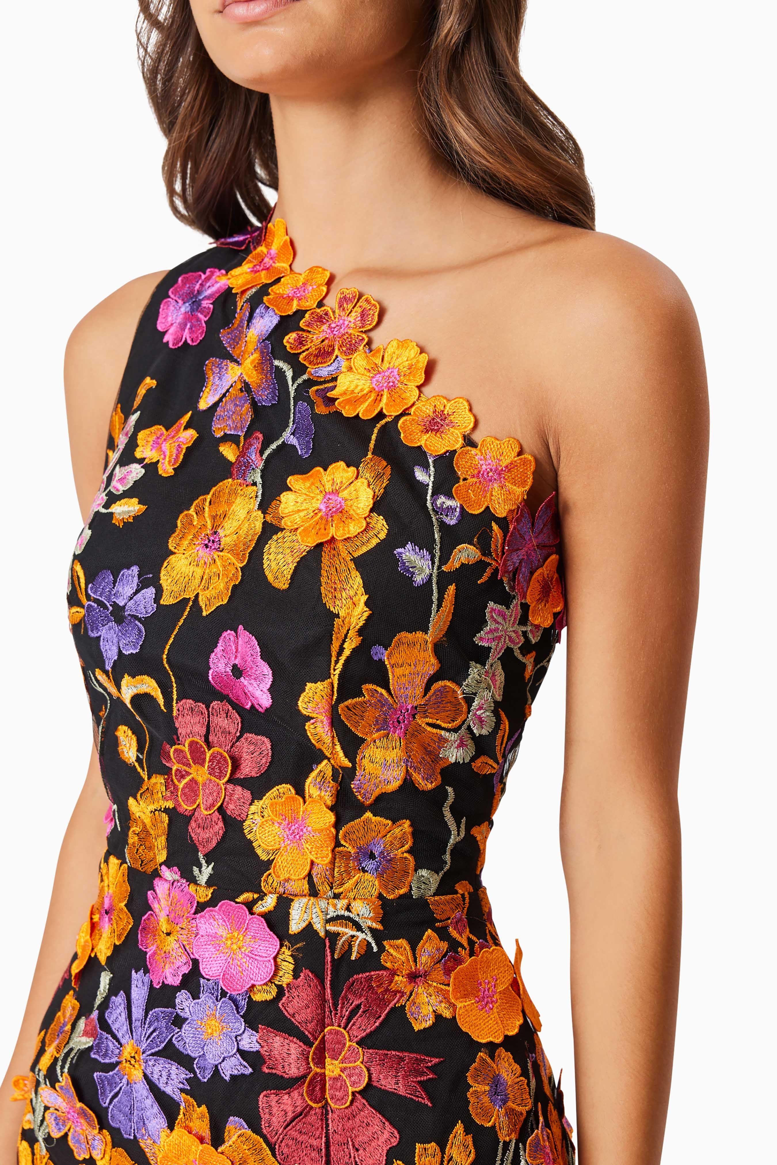 Elliatt Alessandra Party Dress - Orange Multi - Image 5