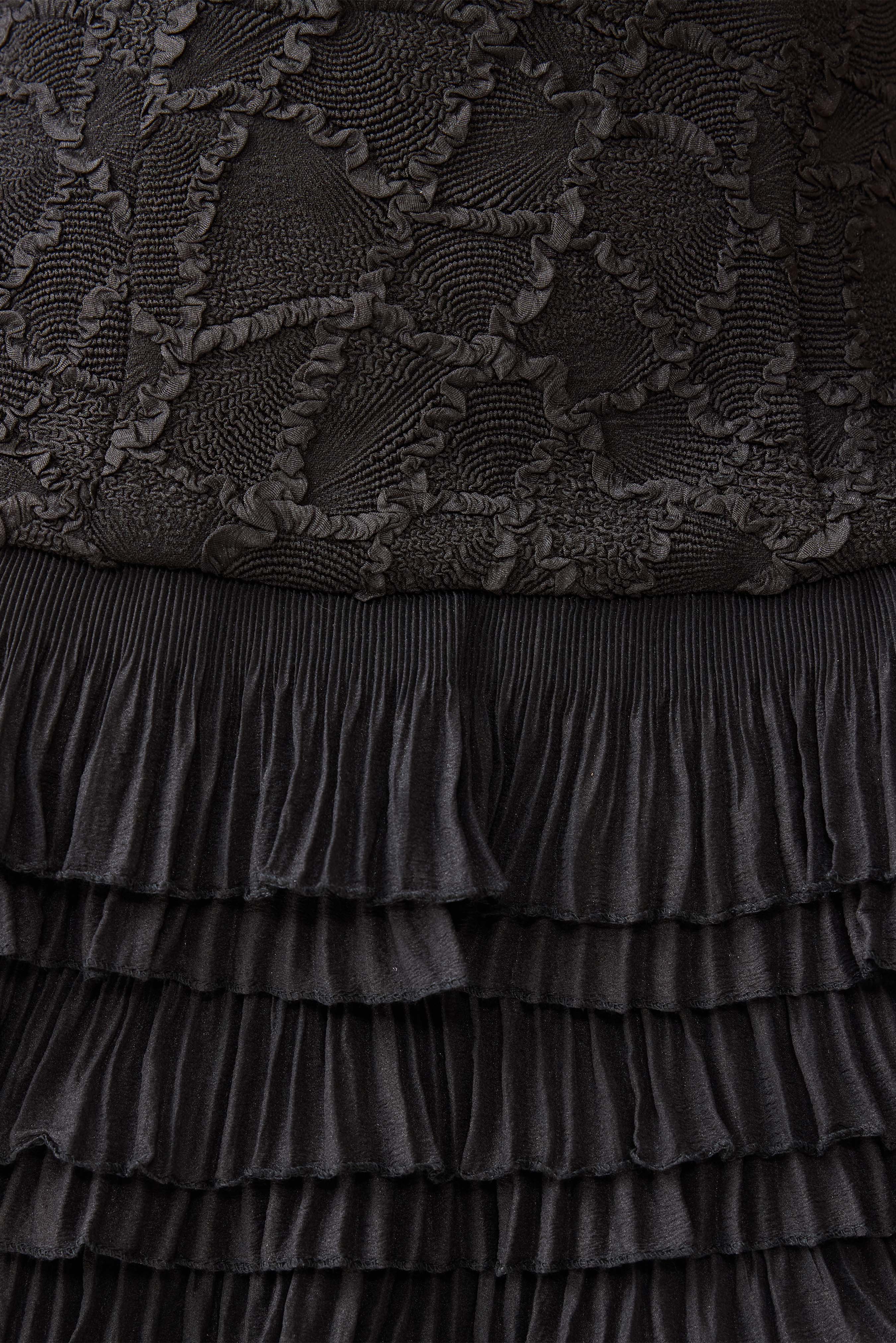 Elliatt Alexandra Tiered Mini Dress - Black - Image 4