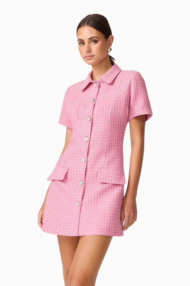 Elliatt Alia Mini Dress - Pink - Image 5