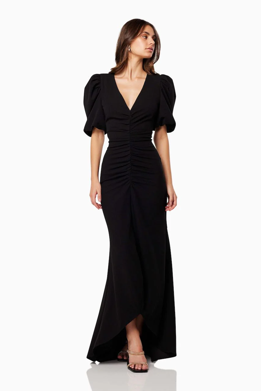 Elliatt Amaryllis Gown - Black - Image 2