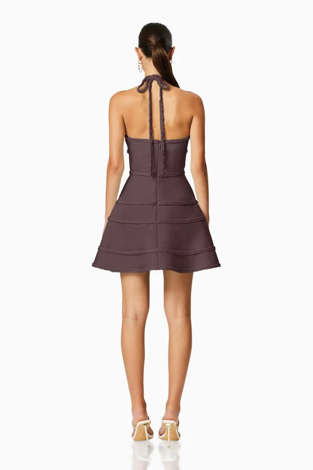 Elliatt Arbor Dress - Chocolate - Image 6