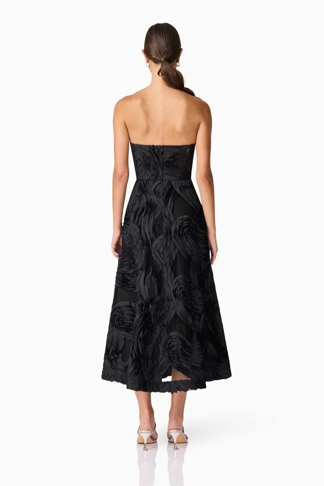 Elliatt Asher Midi Dress - Black - Image 4
