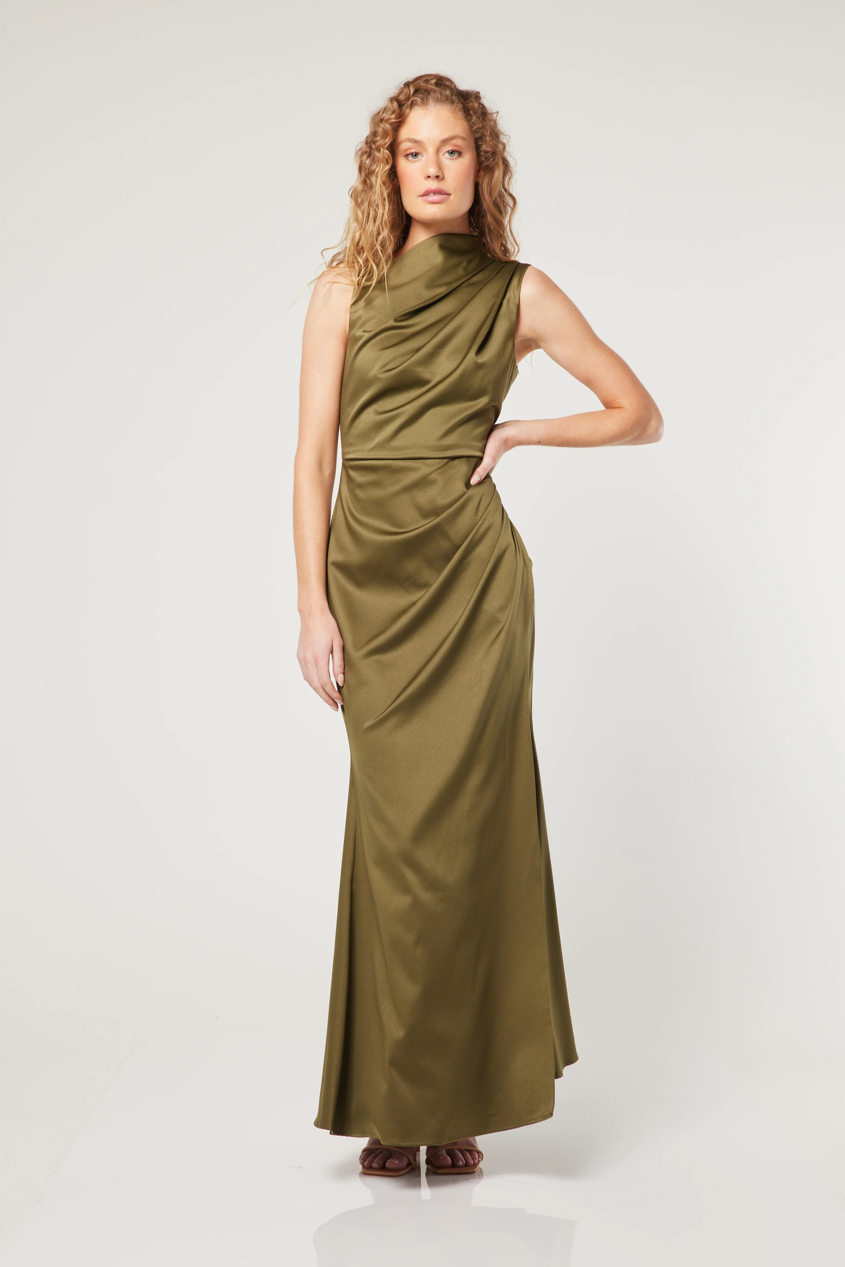 Elliatt Avalite Maxi Dress - Olive - Image 8