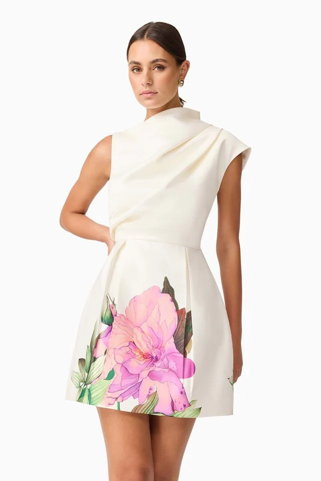 Elliatt Azelie Mini Dress - Ivory - Image 4