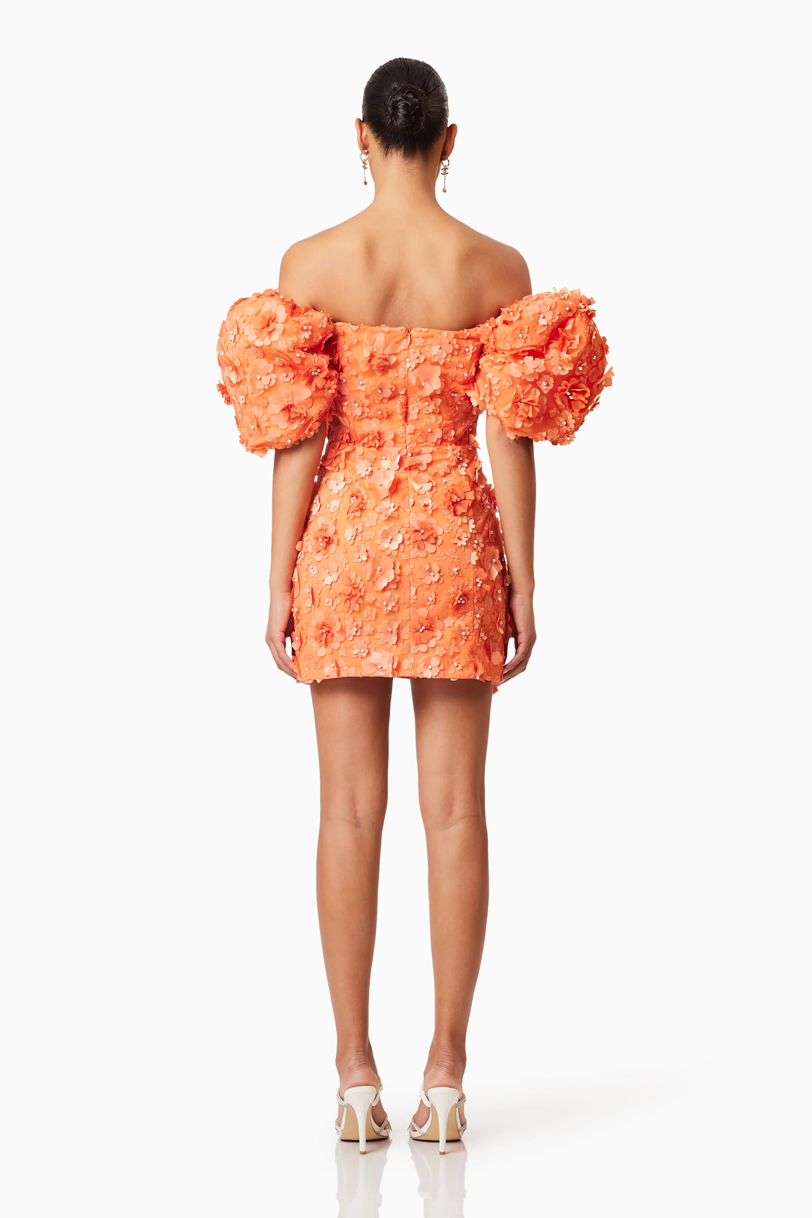 Elliatt Bluebell Mini Dress - Orange - Image 3