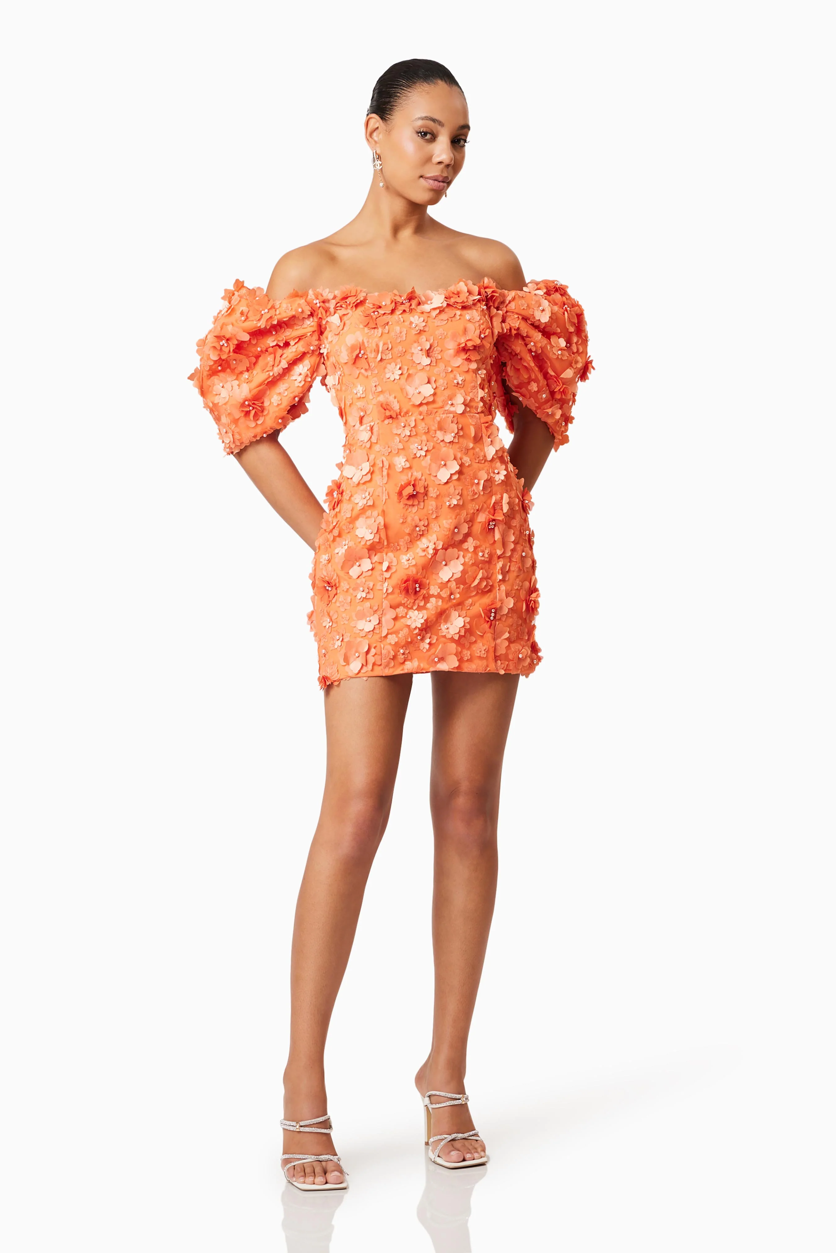 Elliatt Bluebell Mini Dress - Orange - Image 5
