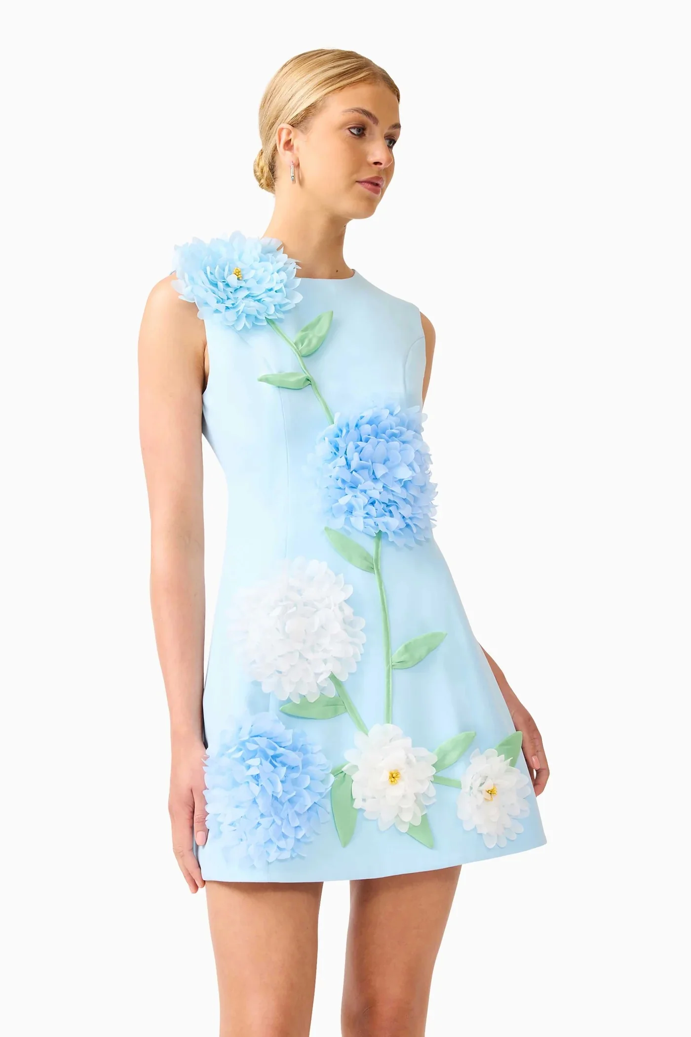 Elliatt Buttercup Mini Dress - Blue - Image 3