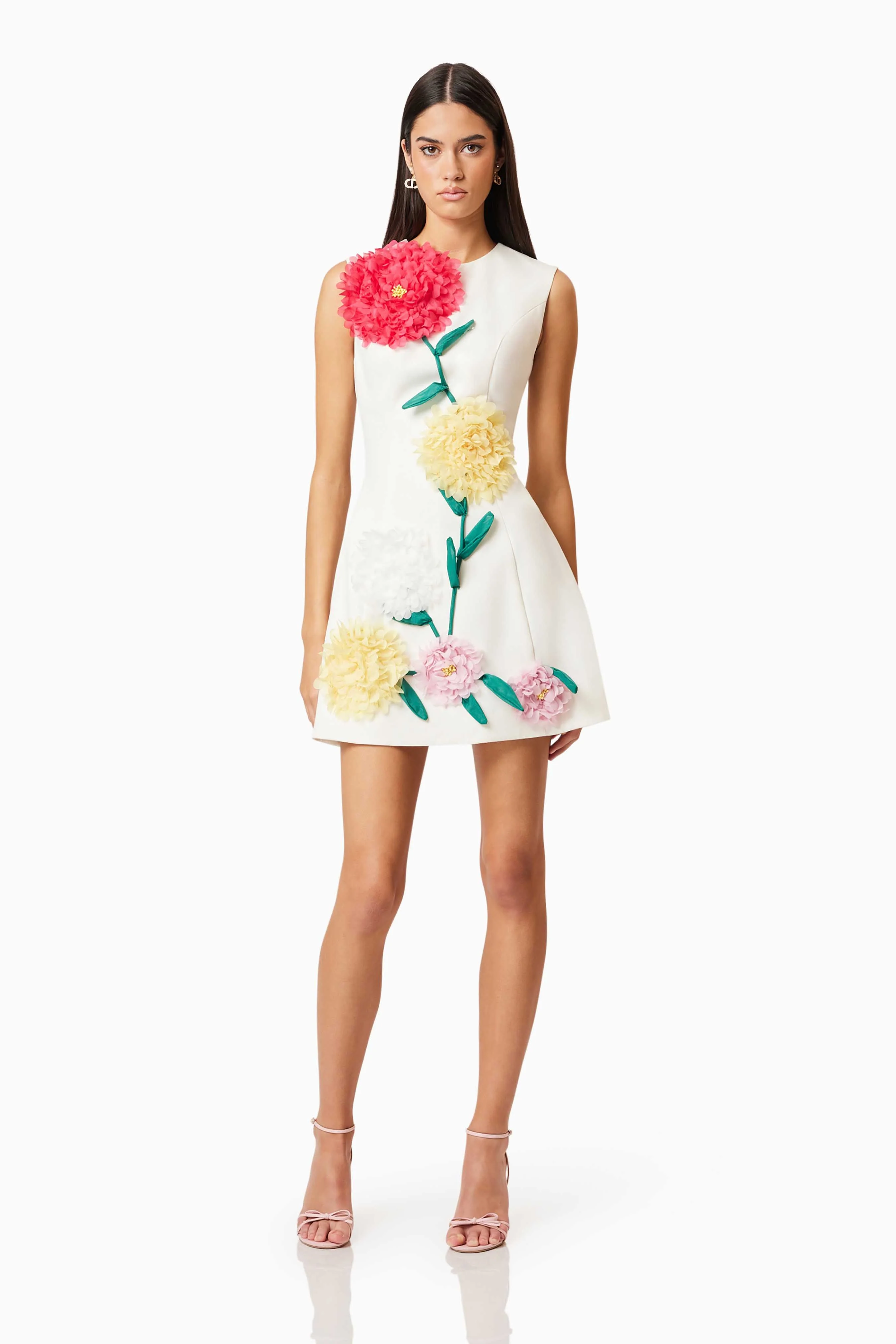 Elliatt Buttercup Mini Dress - Ivory - Image 2