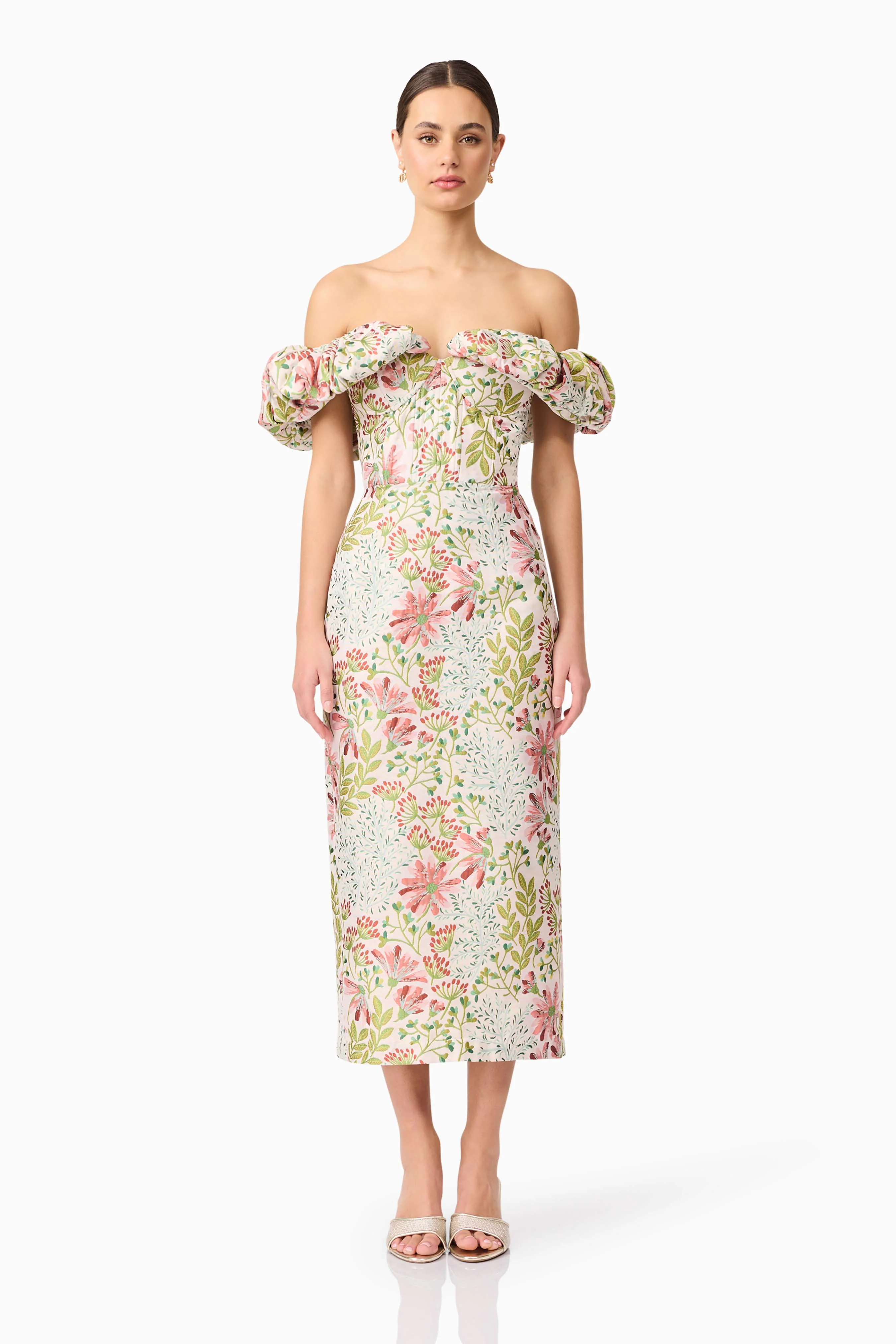 Elliatt Calaantha Midi Dress - Multi