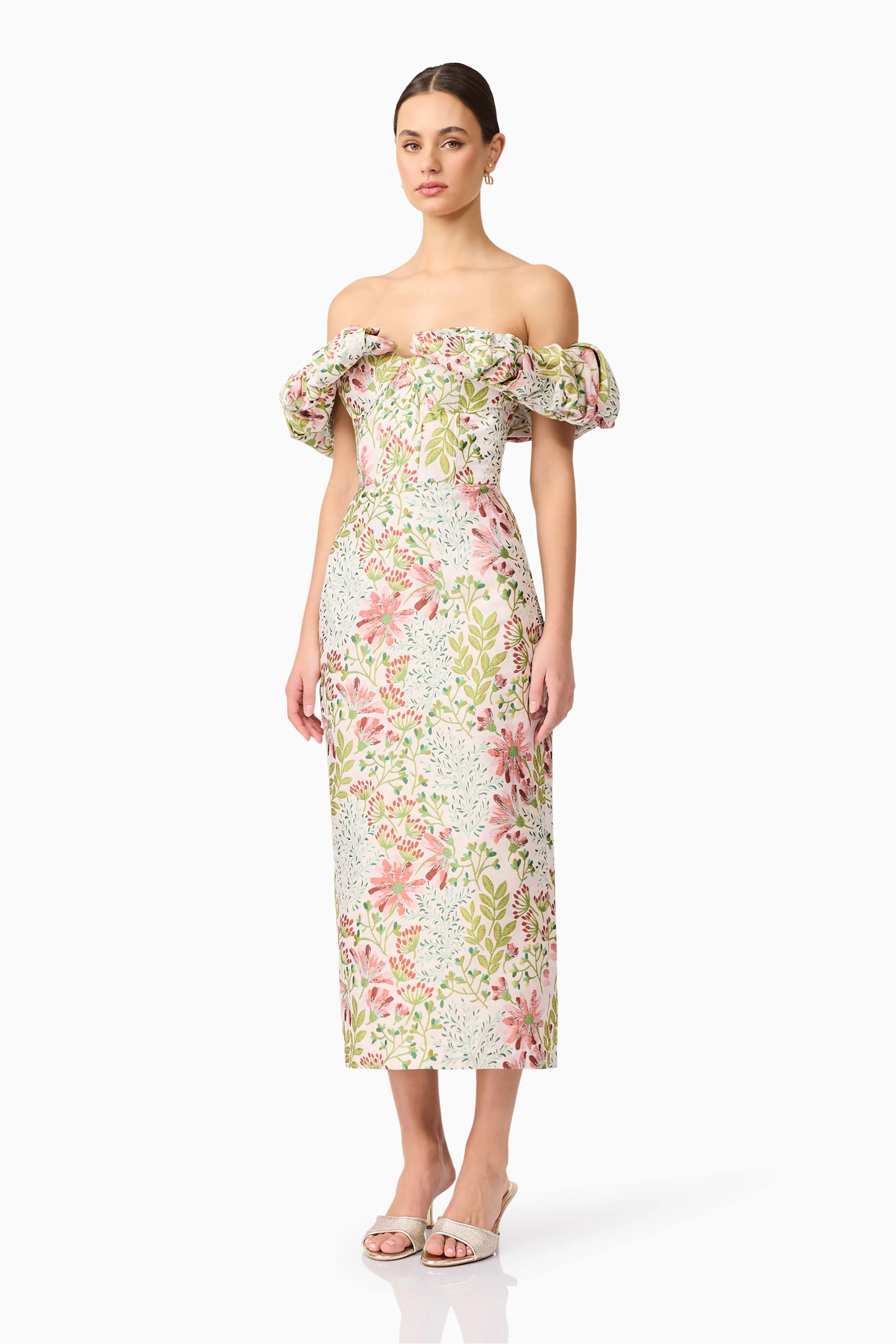 Elliatt Calaantha Midi Dress - Multi - Image 3