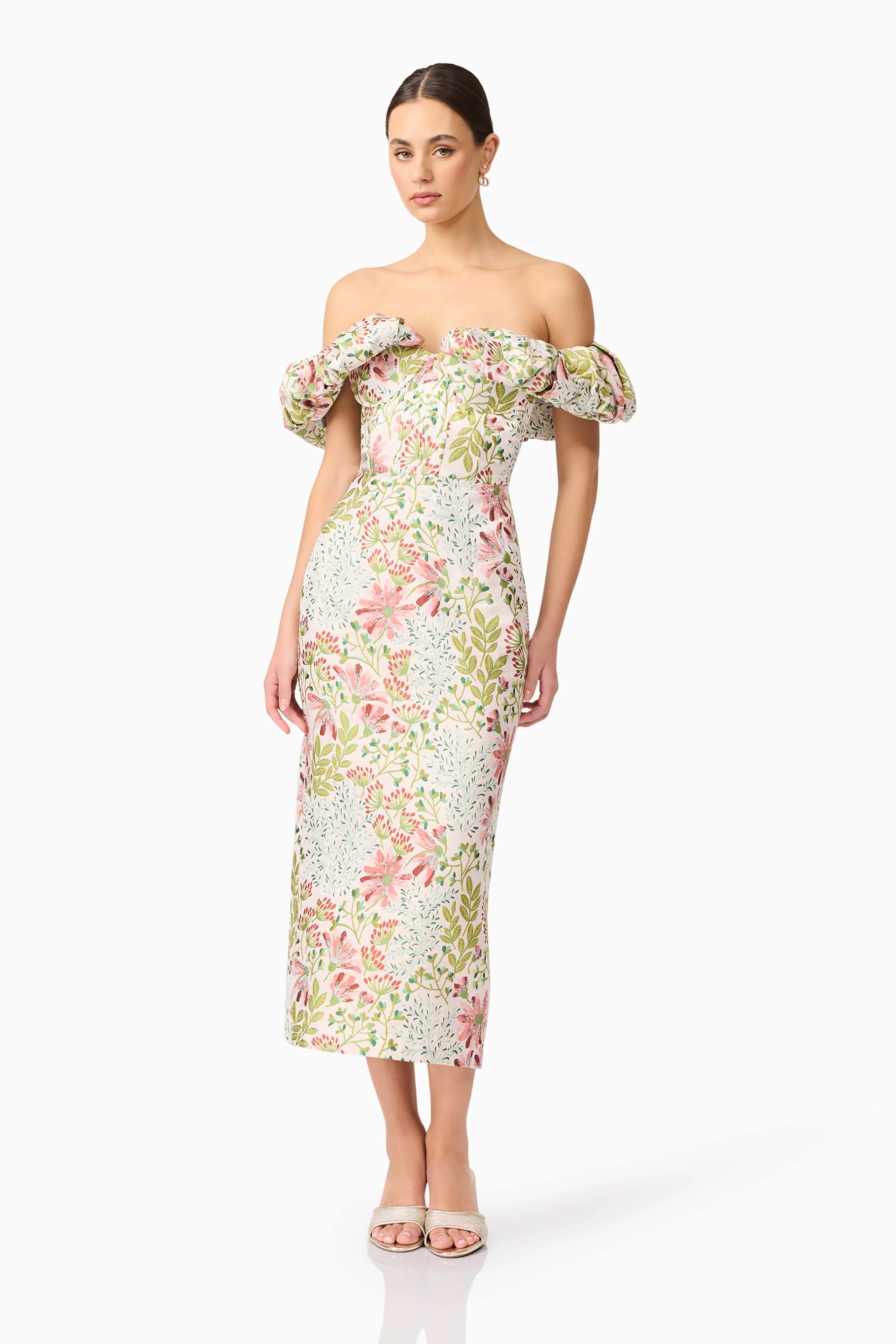 Elliatt Calaantha Midi Dress - Multi - Image 5