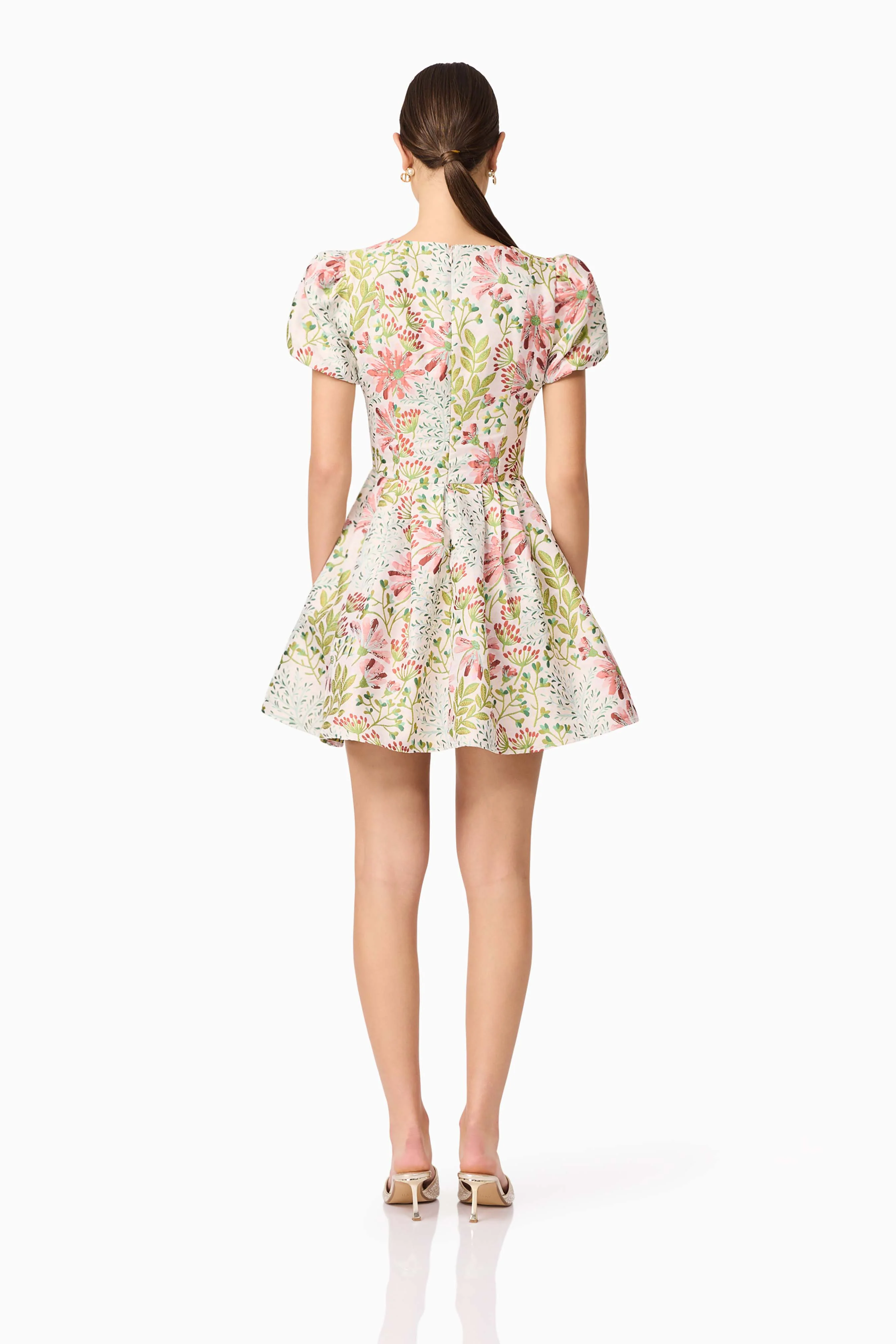 Elliatt Calaantha Puff Sleeve Mini Dress - Multi - Image 4