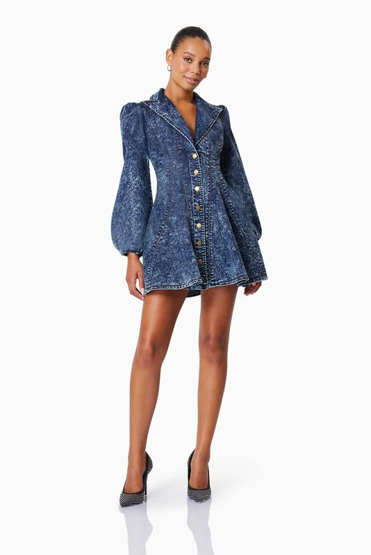 Elliatt Camila Day Dress - Blue - Image 2