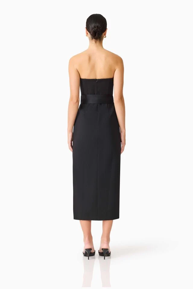 Elliatt Cara Sweatheart Strapless Gown - Black - Image 5
