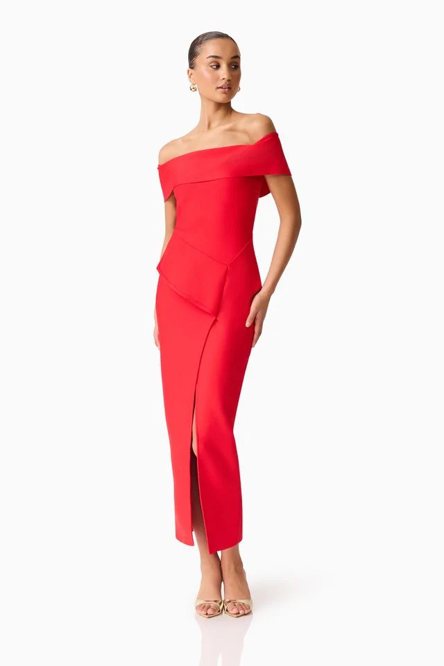 Elliatt Celia Gown - Red - Image 5