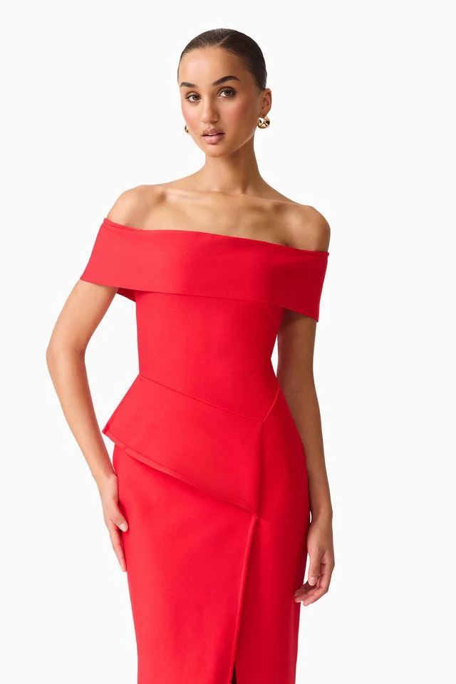 Elliatt Celia Gown - Red - Image 6