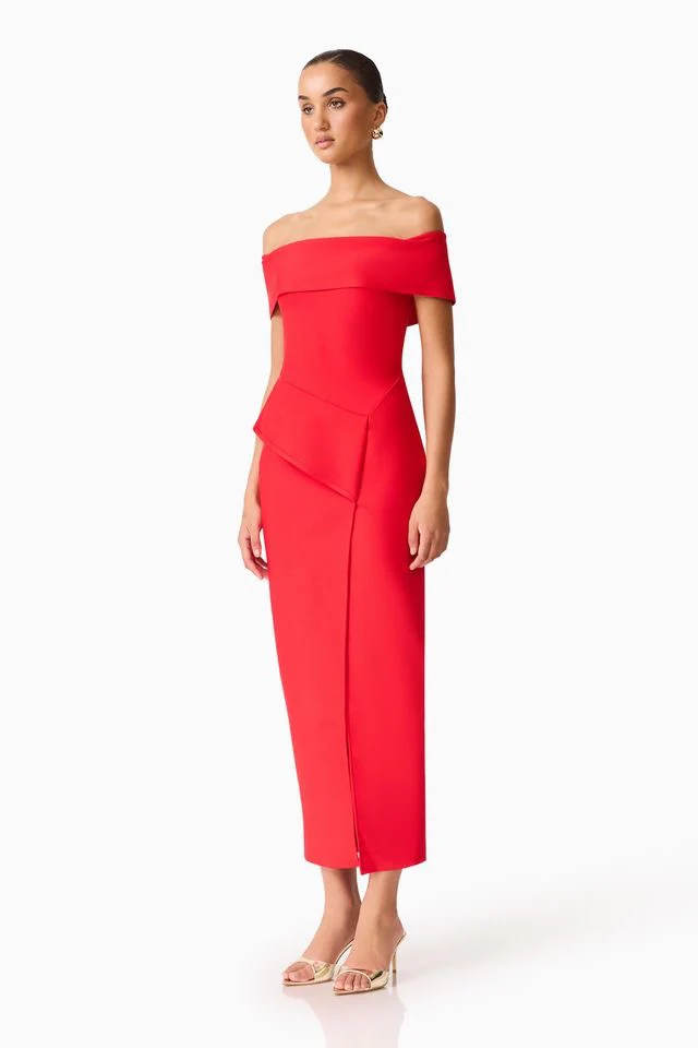 Elliatt Celia Gown - Red - Image 7