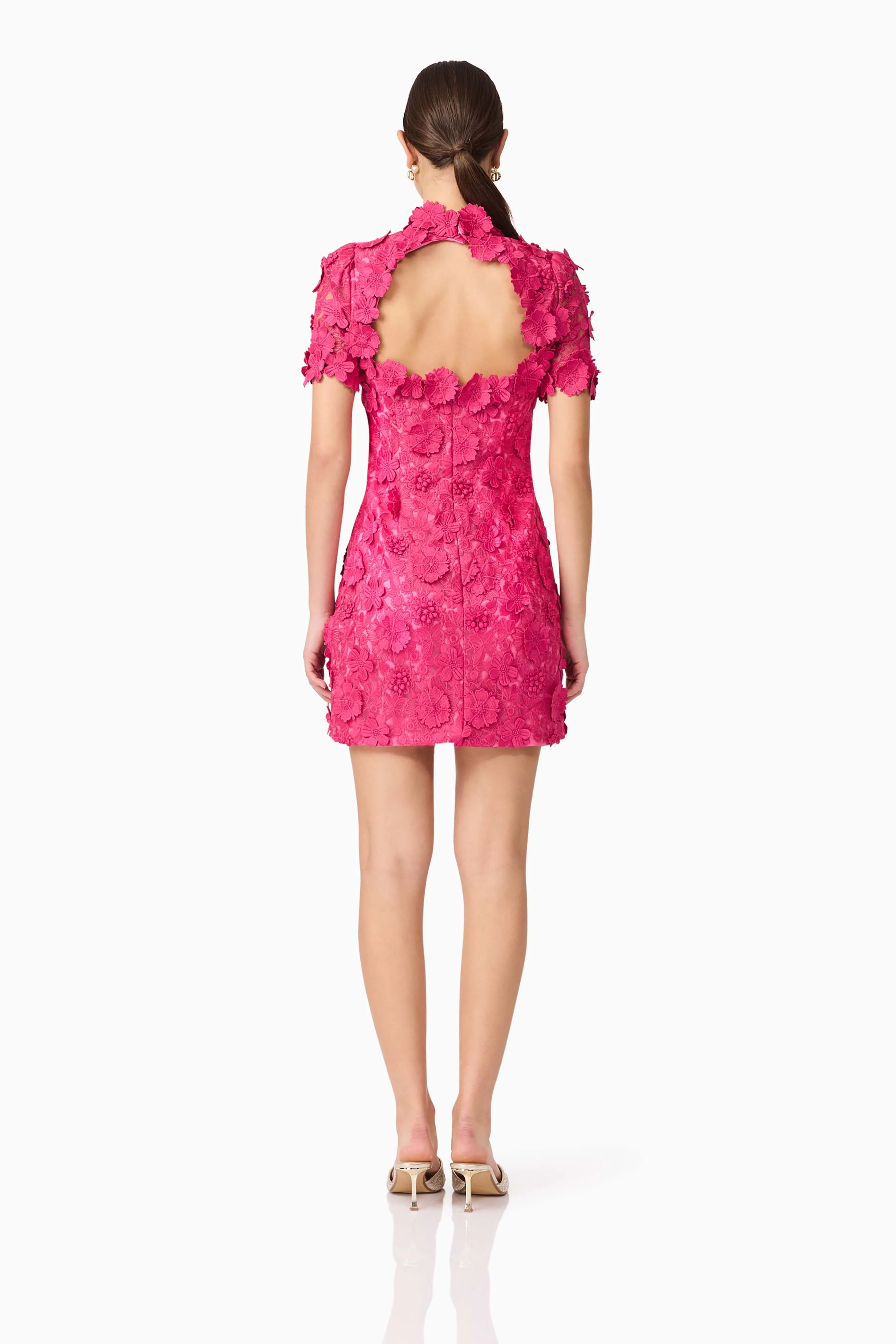 Elliatt Claudia Mini Dress - Fuchsia - Image 4