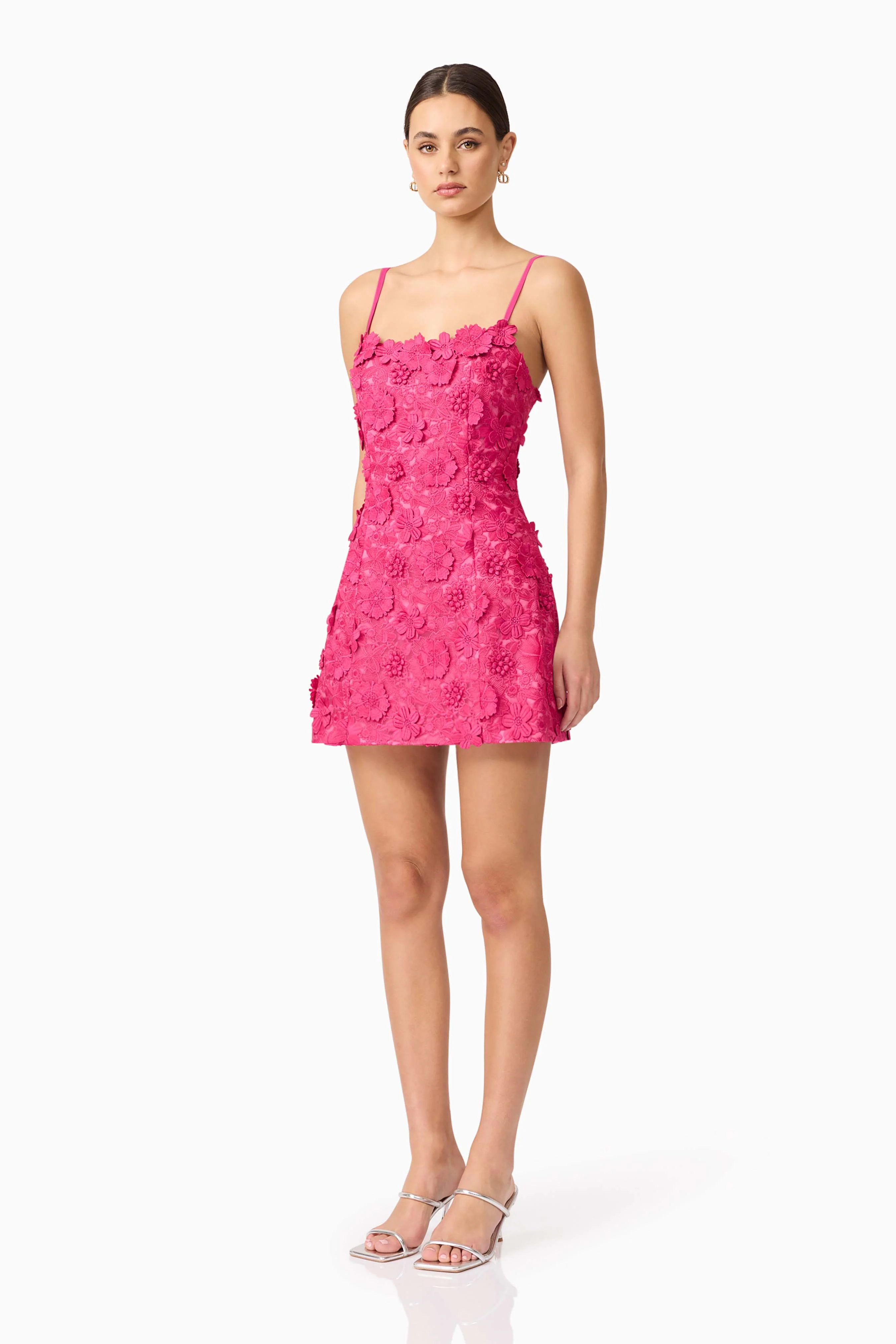 Elliatt Claudia Party Dress - Fuchsia - Image 3