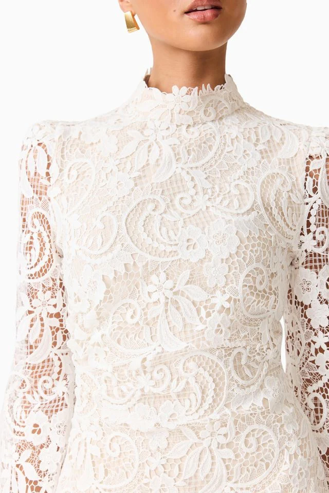 Elliatt Cora Mini Dress - White - Image 5