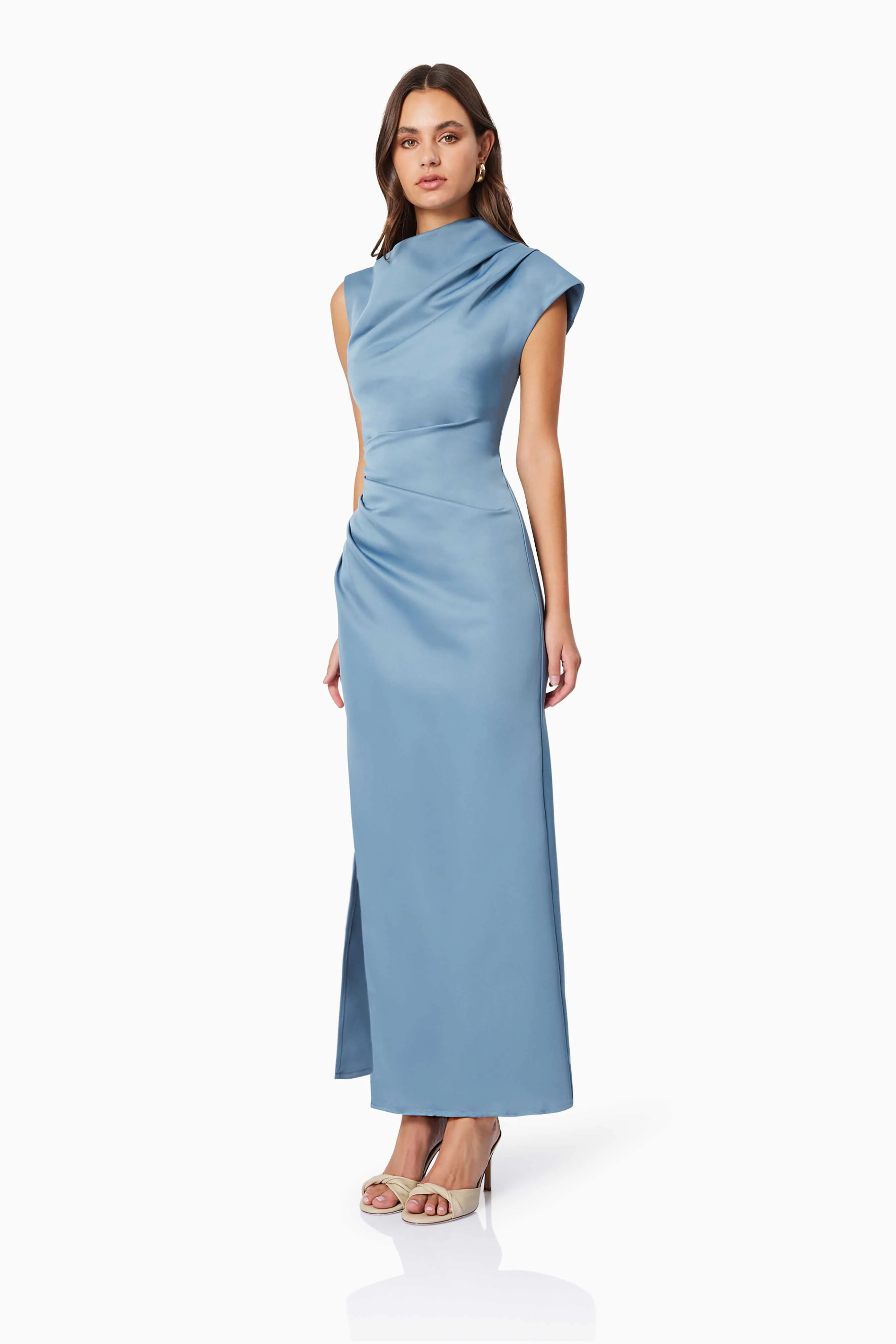 Elliatt Coralie Maxi Dress - Steel Blue - Image 3