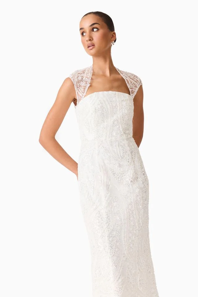 Elliatt Daelia Gown - White - Image 5