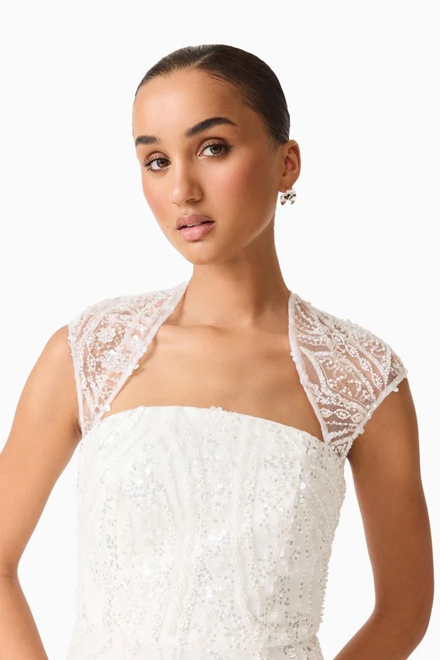 Elliatt Daelia Gown - White - Image 6