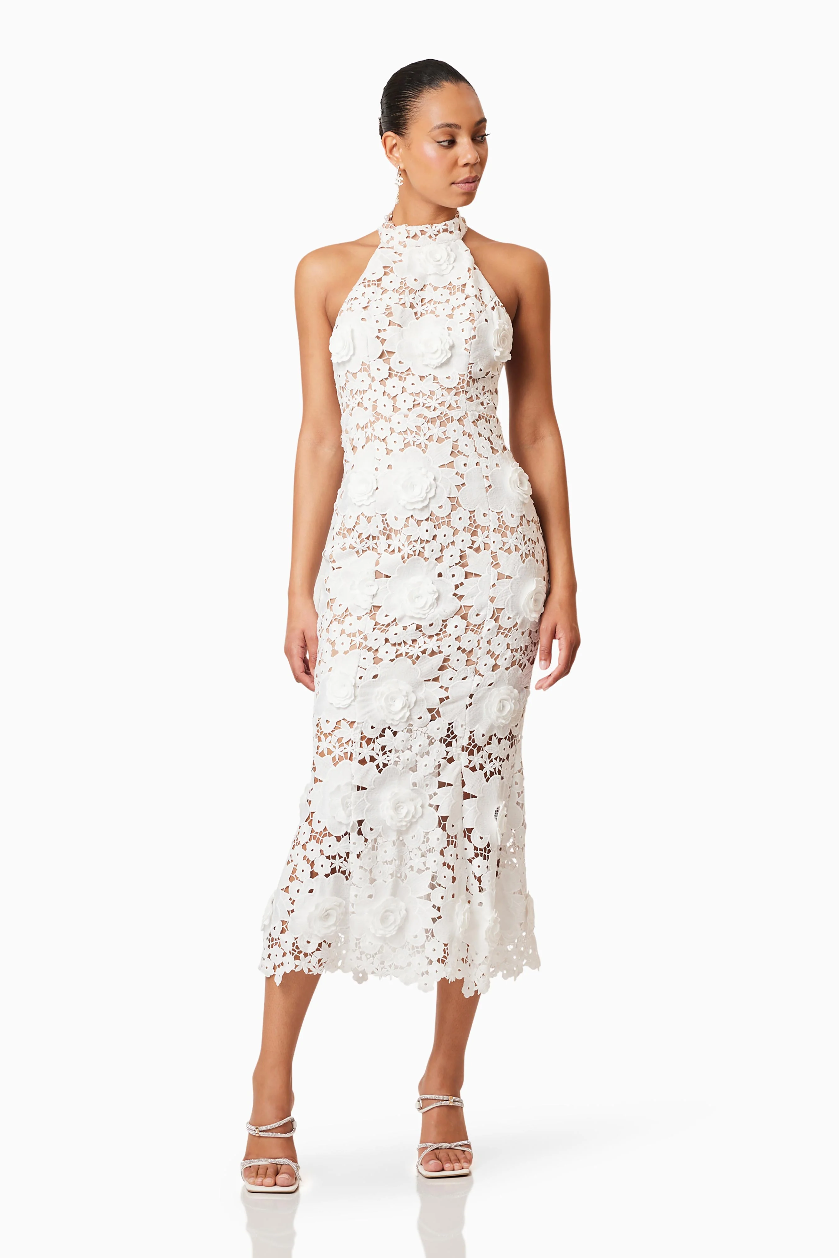 Elliatt Daffodil Cocktail Dress - Ivory - Image 2