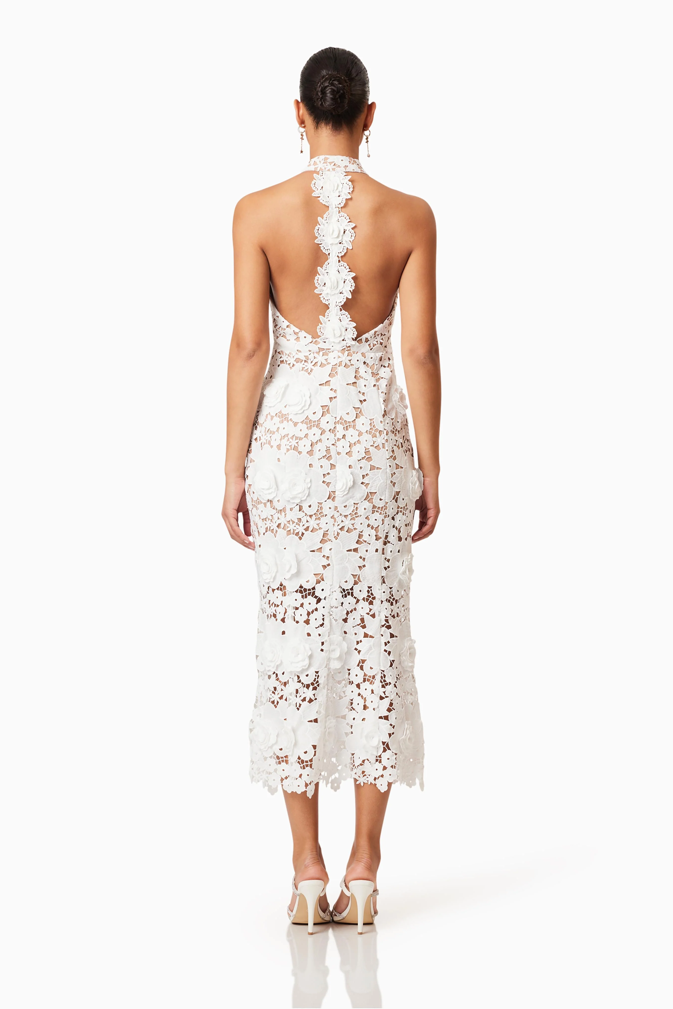 Elliatt Daffodil Cocktail Dress - Ivory - Image 4