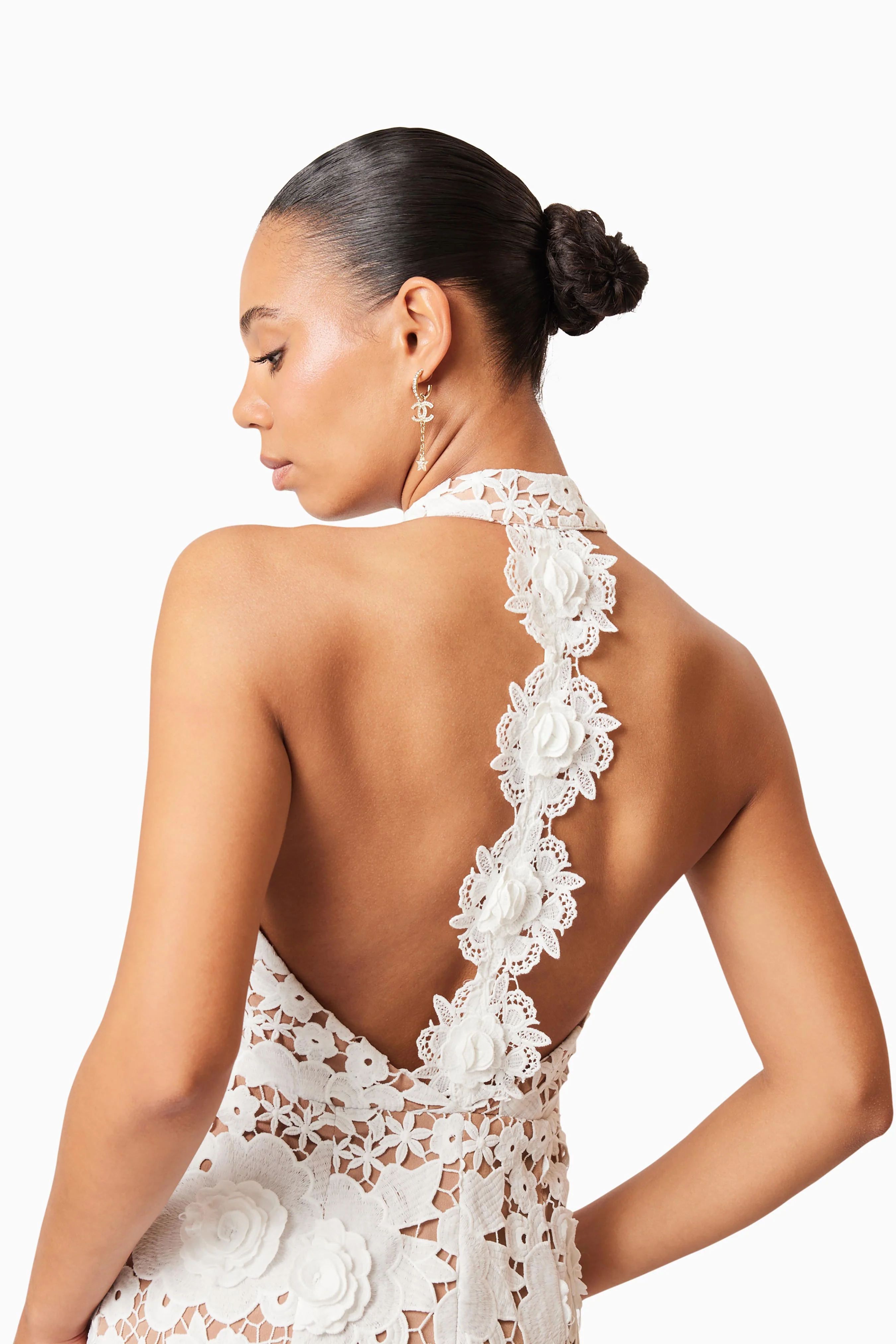 Elliatt Daffodil Cocktail Dress - Ivory - Image 6