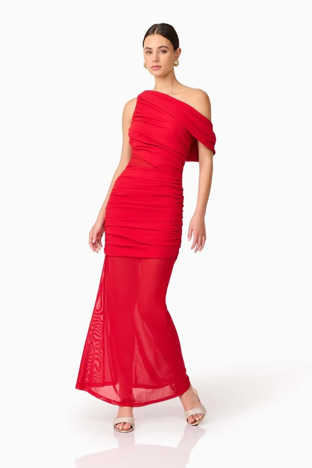 Elliatt Darya Gown - Red - Image 2