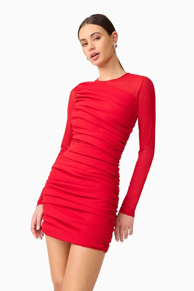 Elliatt Darya Mini Dress - Red - Image 4