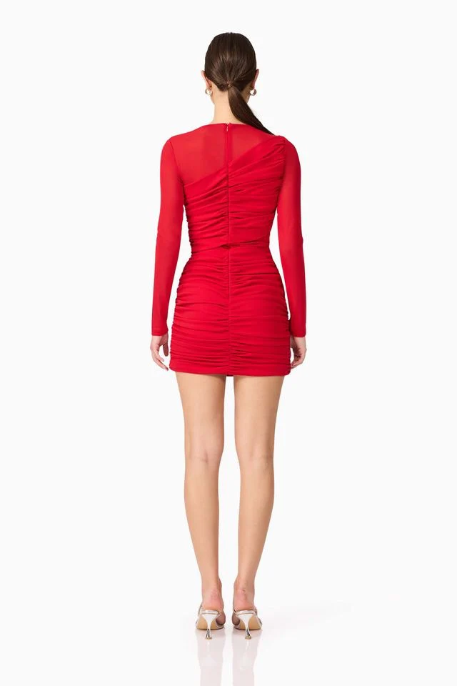 Elliatt Darya Mini Dress - Red - Image 5