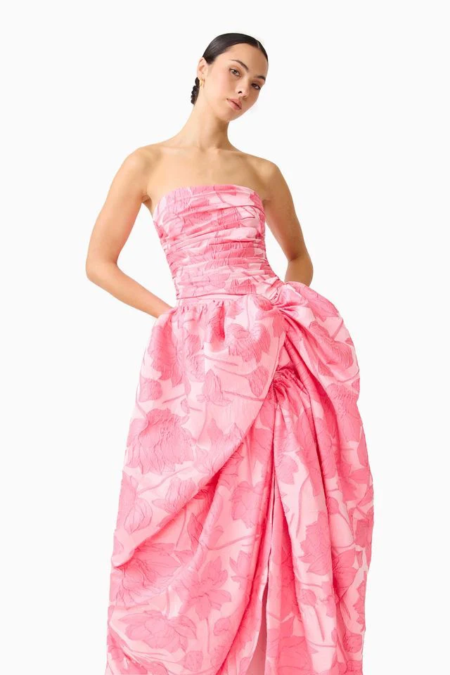Elliatt Dionne Strapless Ballgown - Pink - Image 5