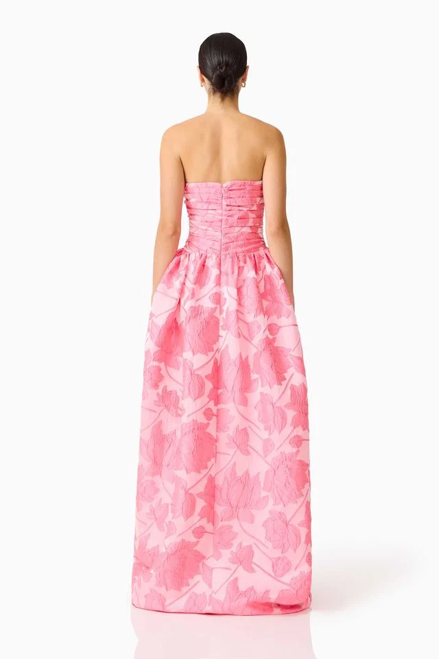Elliatt Dionne Strapless Ballgown - Pink - Image 7