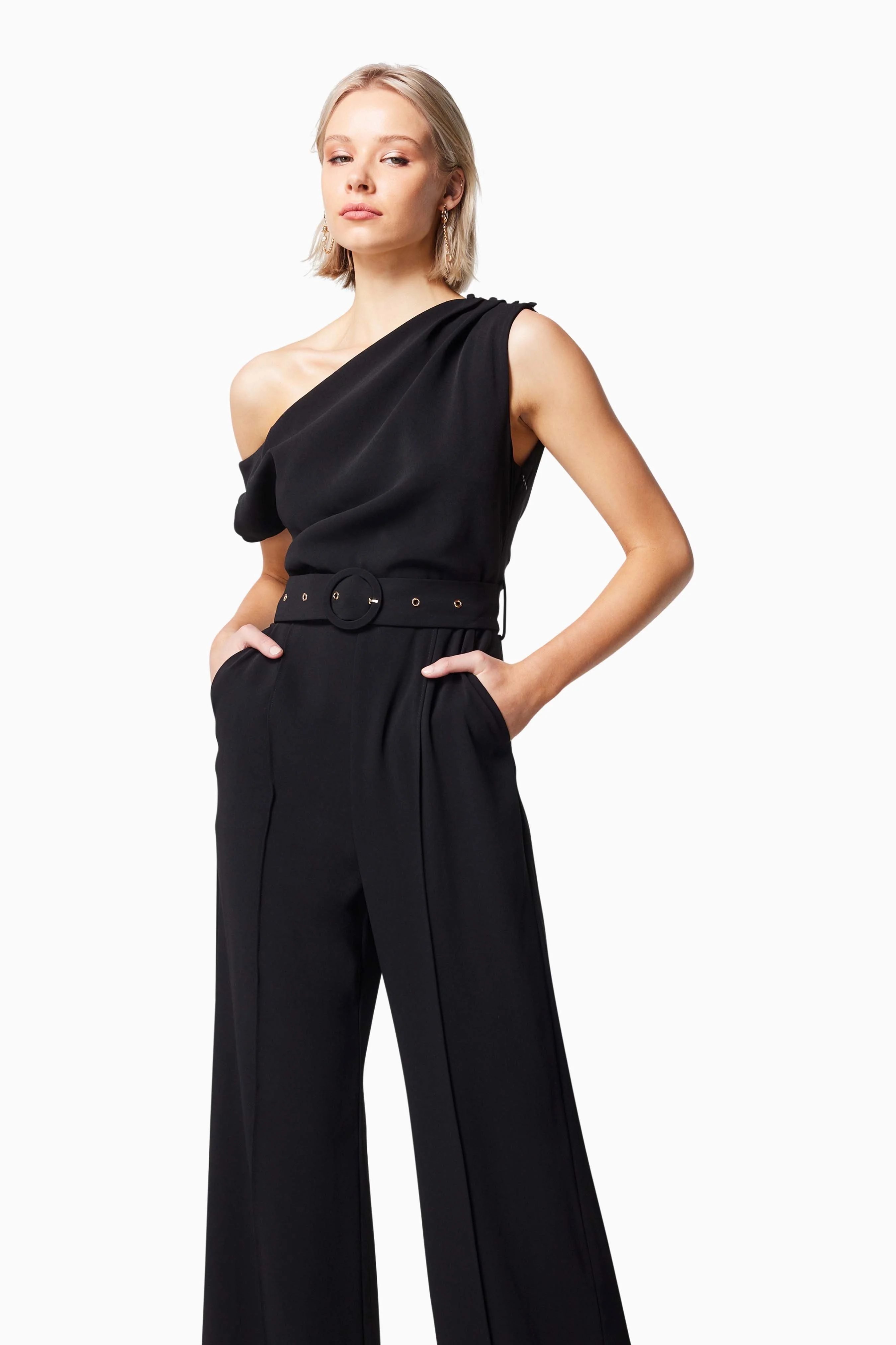 Elliatt Elba Jumpsuit - Black - Image 3