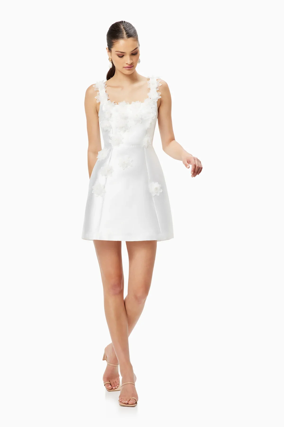 Elliatt Elder Dress - White - Image 3
