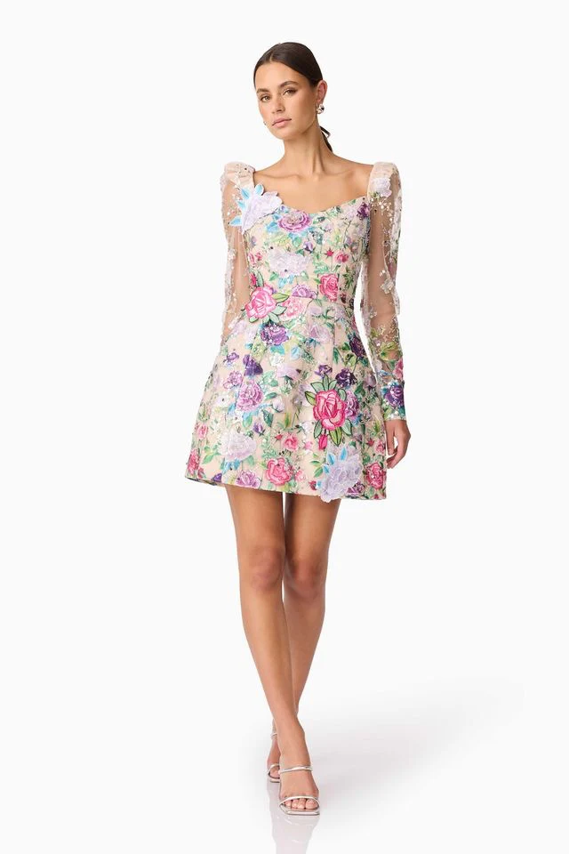 Elliatt Eliska Mini Dress - Floral Multi - Image 2