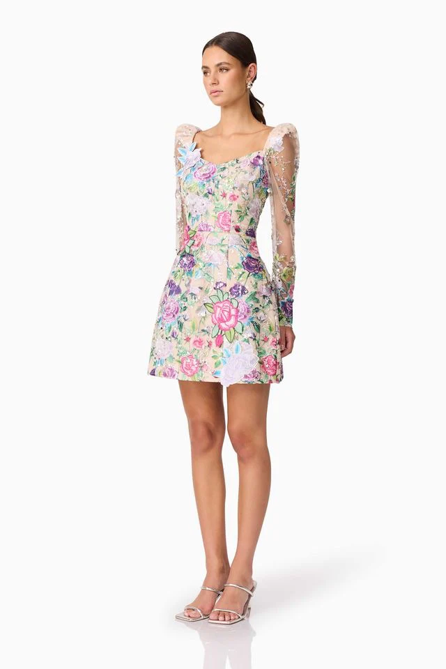 Elliatt Eliska Mini Dress - Floral Multi - Image 3