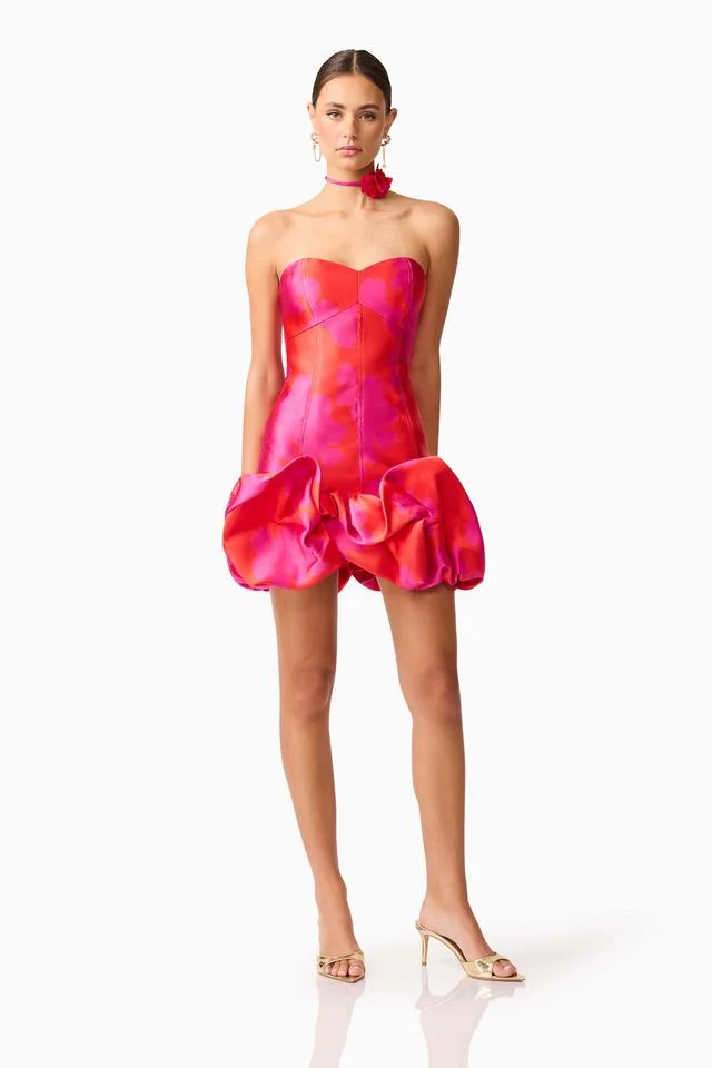 Elliatt Eloise Mini Dress - Pink Fuchsia - Image 3