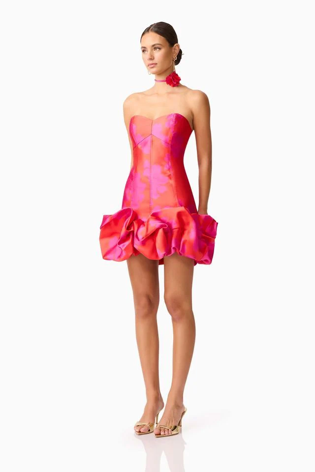 Elliatt Eloise Mini Dress - Pink Fuchsia - Image 4