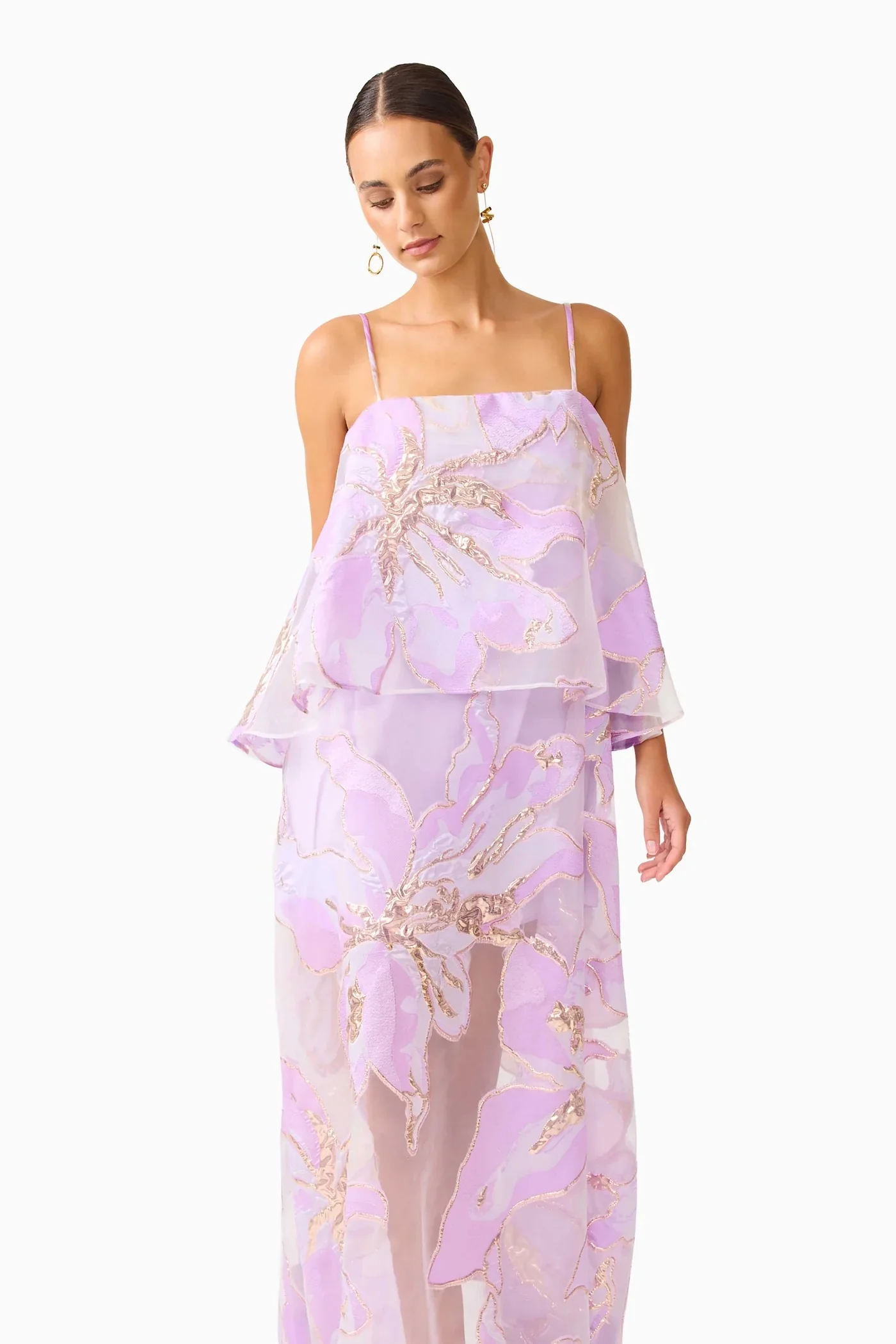Elliatt Elysia Gown - Lilac Floral - Image 3