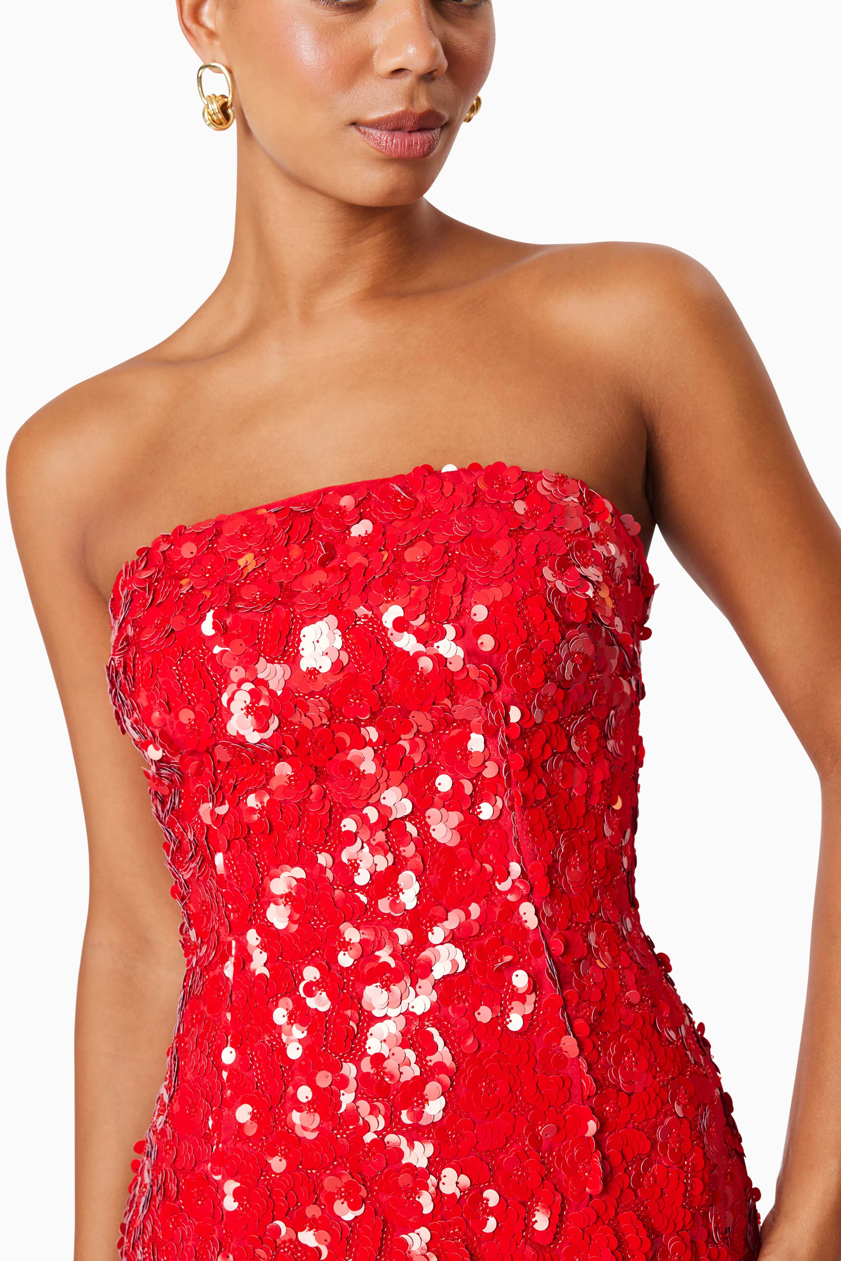 Elliatt Emma Party Dress - Red - Image 6