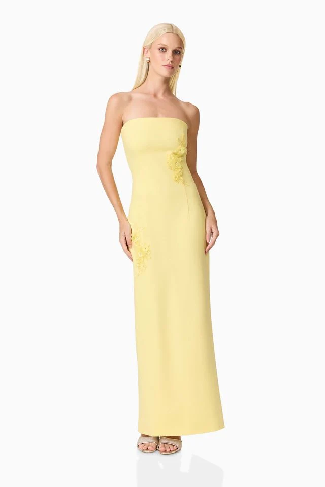 Elliatt Evee Maxi Dress - Lemon - Image 2