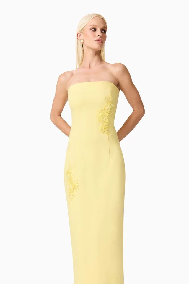 Elliatt Evee Maxi Dress - Lemon - Image 4