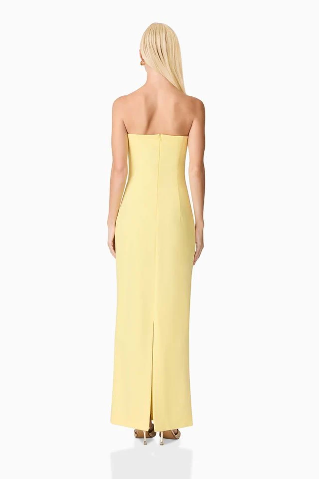 Elliatt Evee Maxi Dress - Lemon - Image 5
