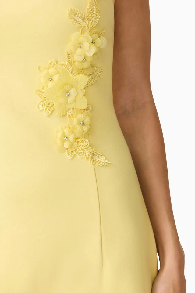 Elliatt Evee Maxi Dress - Lemon - Image 6